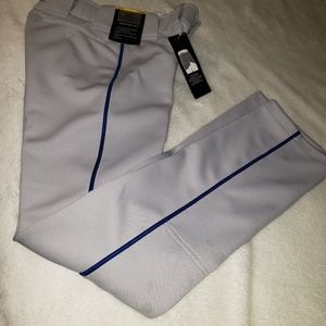 Mizuno Baseball pants grey/blue size YXL